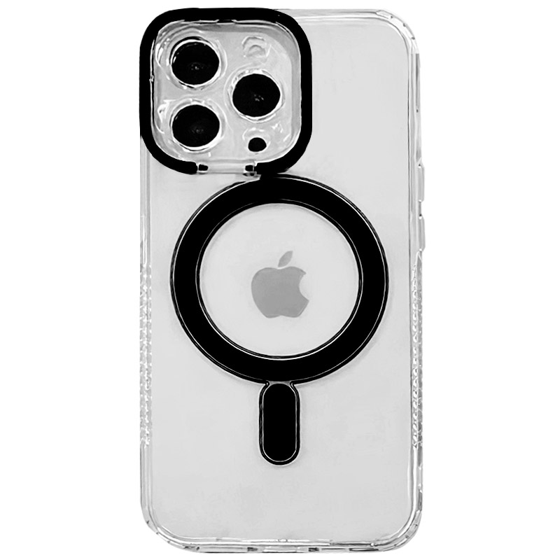 TPU чехол ColorCam with Magnetic Safe для Apple iPhone 12 Pro Max (6.7") (Черный)
