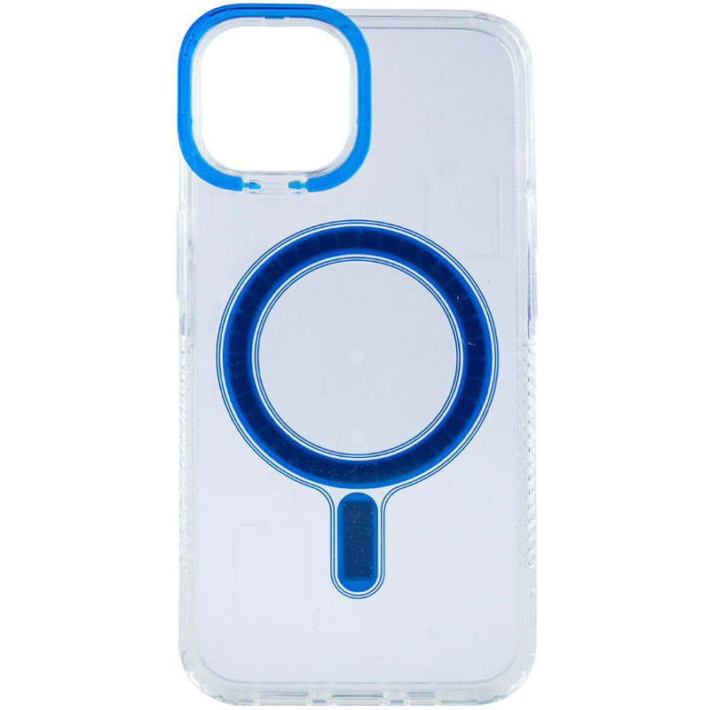 TPU чохол ColorCam with Magnetic Safe для Apple iPhone 14 (6.1") (Синій)