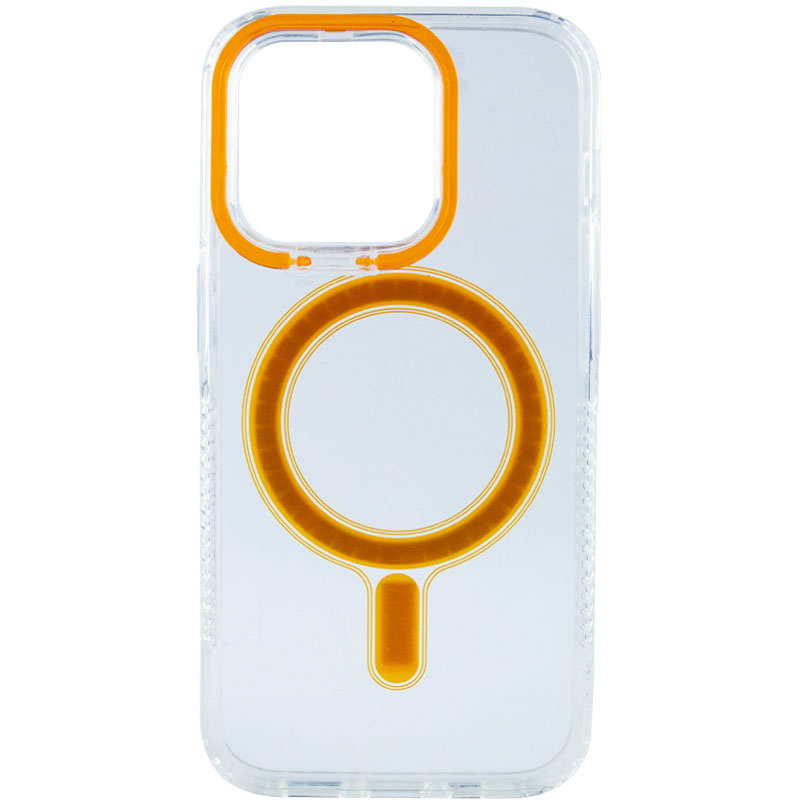 TPU чехол ColorCam with Magnetic Safe для Apple iPhone 14 (6.1") (Желтый)