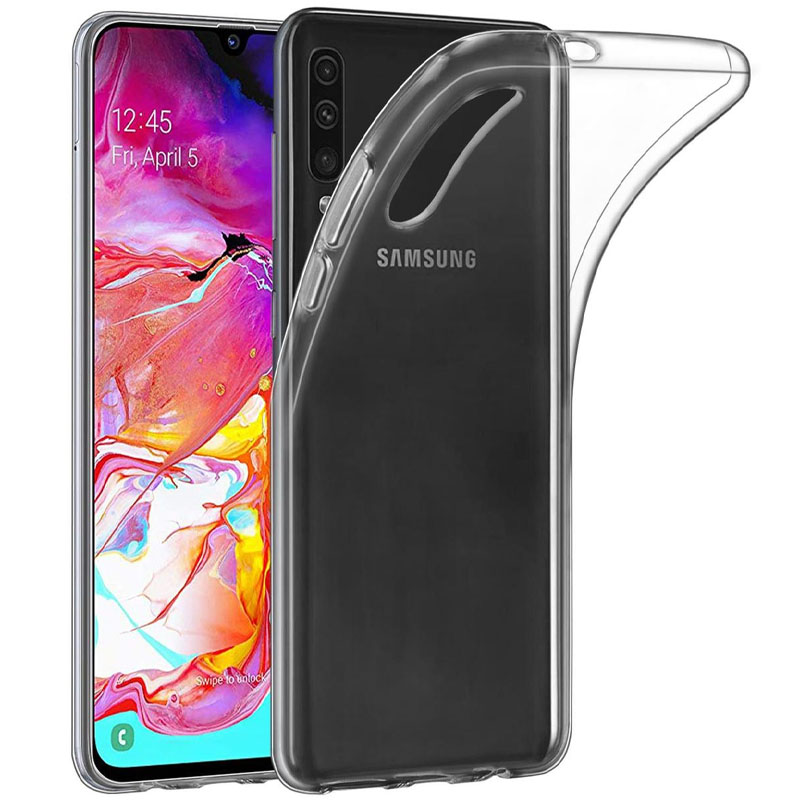 TPU чехол Epic Transparent 1,0mm для Samsung Galaxy A70 / A70s (Бесцветный (прозрачный))