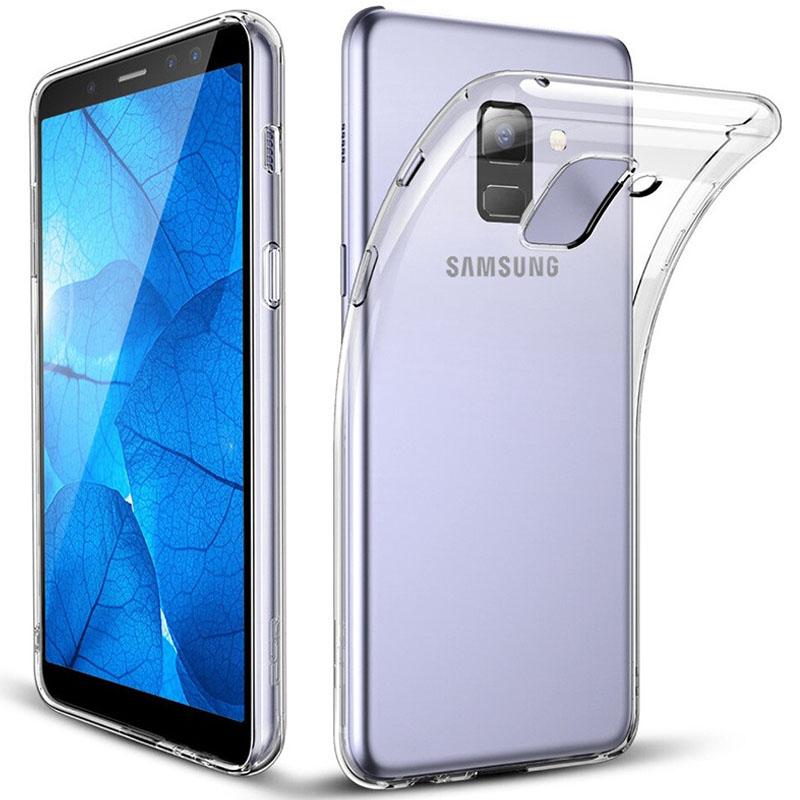TPU чехол Epic Transparent 1,5mm для Samsung A530 Galaxy A8 (2018) (Бесцветный (прозрачный))