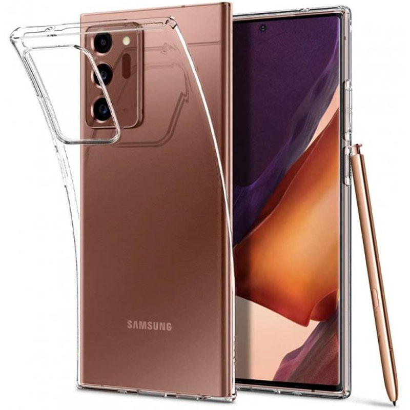 TPU чехол Epic Transparent 1,5mm для Samsung Galaxy Note 20 Ultra (Бесцветный (прозрачный))