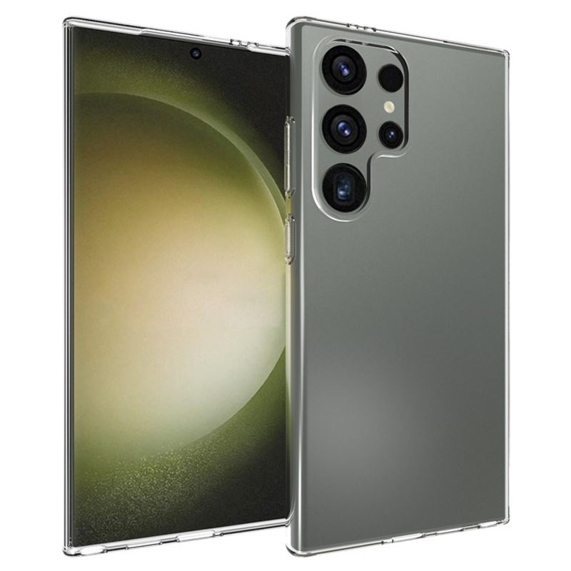 TPU чехол Epic Transparent 1,5mm для Samsung Galaxy S23 Ultra (Бесцветный (прозрачный))
