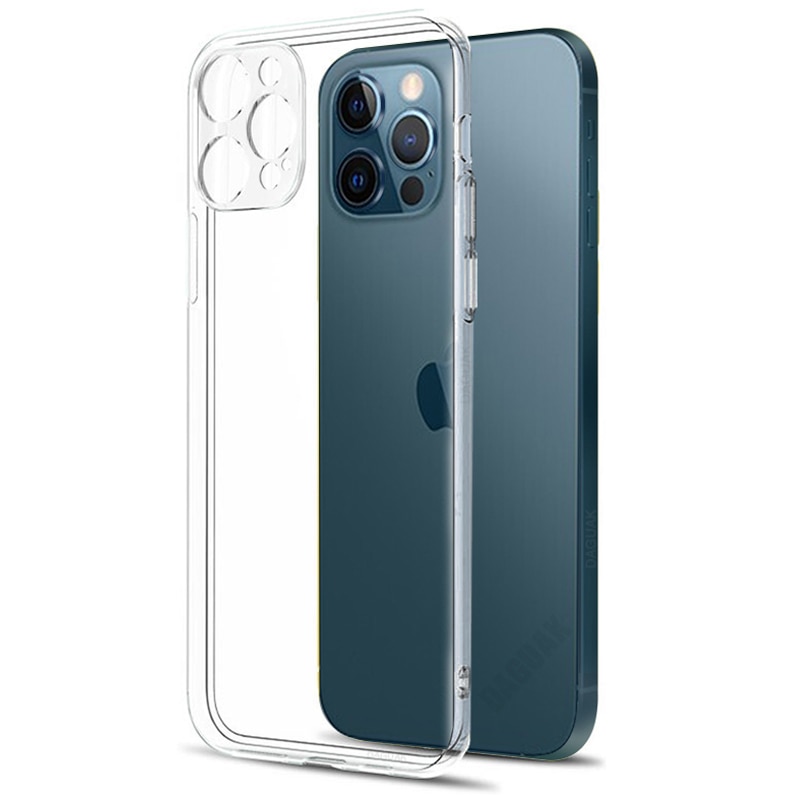 TPU чехол Epic Transparent 1,5mm Full Camera для Apple iPhone 12 Pro (6.1") (Бесцветный (прозрачный))