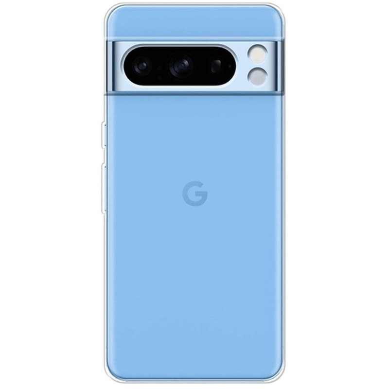 TPU чехол Epic Transparent 1,5mm Full Camera для Google Pixel 8 Pro (Бесцветный (прозрачный))