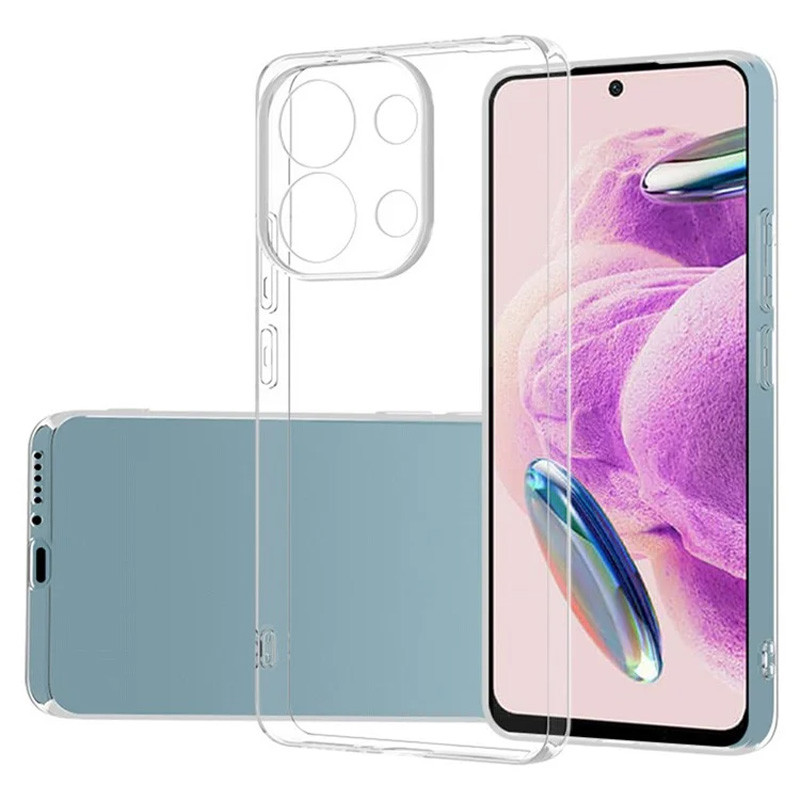 TPU чехол Epic Transparent 1,5mm Full Camera для Xiaomi Poco X6 / Note 13 Pro 5G (Бесцветный (прозрачный))