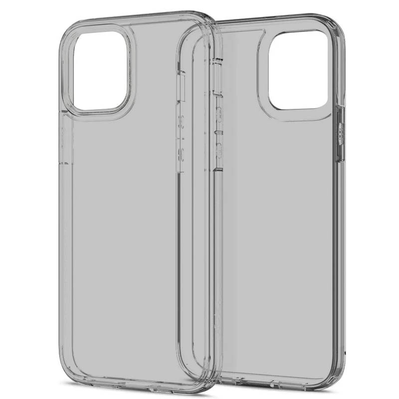 TPU чехол Epic Transparent 2,00 mm для Apple iPhone 12 Pro Max (6.7") (Серый (прозрачный))