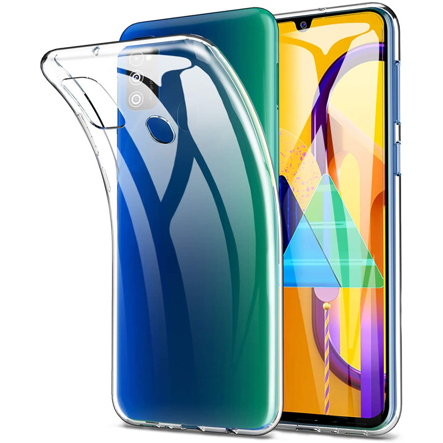TPU чехол Epic Transparent 2,00 mm для Samsung Galaxy M31 (Бесцветный (прозрачный))
