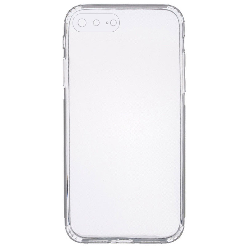 TPU чехол GETMAN Clear 1,0 mm для Apple iPhone 8 plus (5.5'') (Бесцветный (прозрачный))