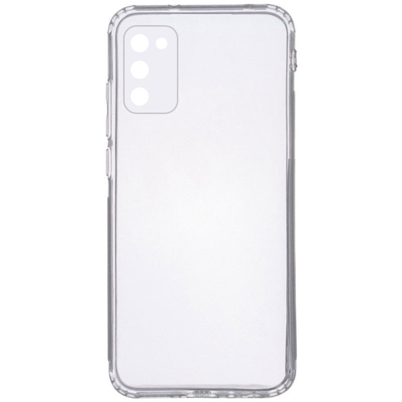TPU чехол GETMAN Clear 1,0 mm для Samsung Galaxy A02s (Бесцветный (прозрачный))
