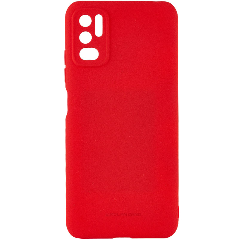 TPU чехол Molan Cano Smooth для Xiaomi Redmi Note 10 5G / Poco M3 Pro (Красный)