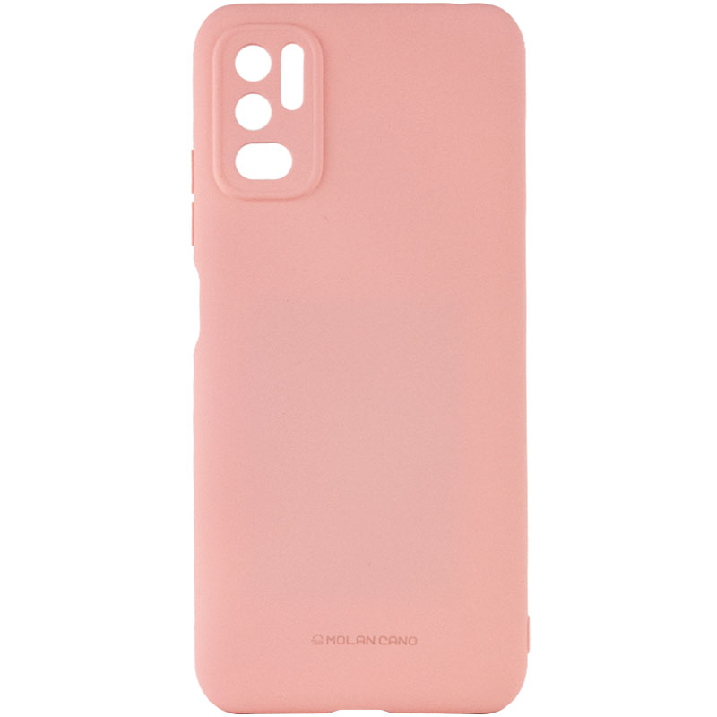 TPU чехол Molan Cano Smooth для Xiaomi Redmi Note 10 5G / Poco M3 Pro (Розовый)