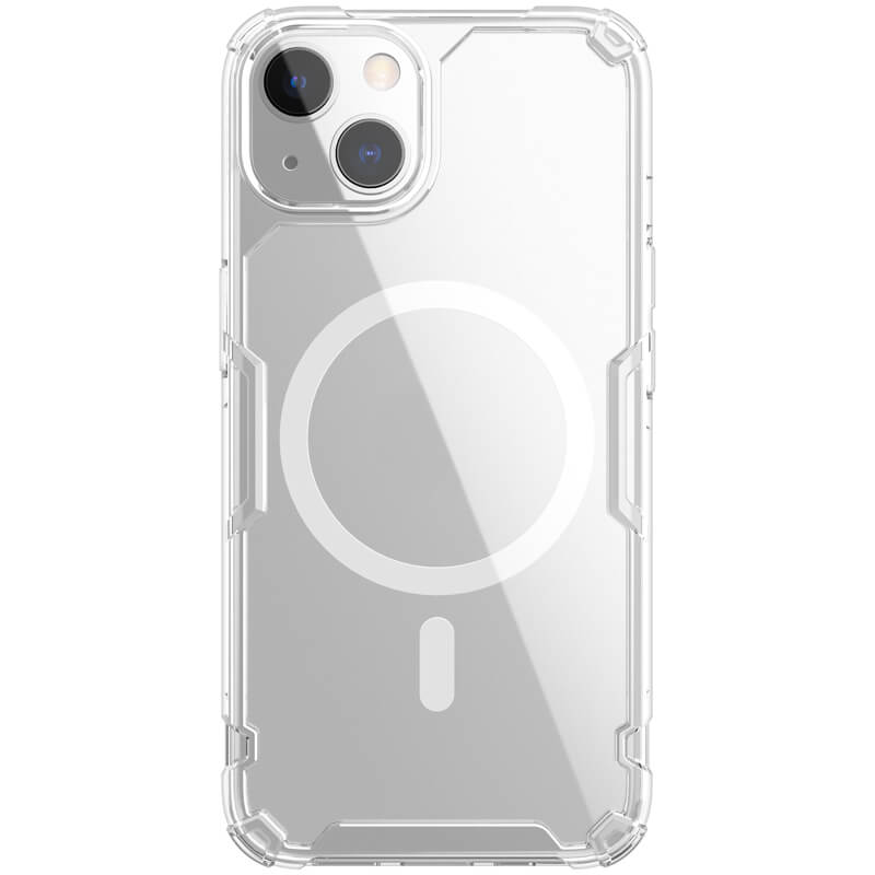 TPU чехол Nillkin Nature Pro Magnetic для Apple iPhone 14 (6.1") (Бесцветный (прозрачный))