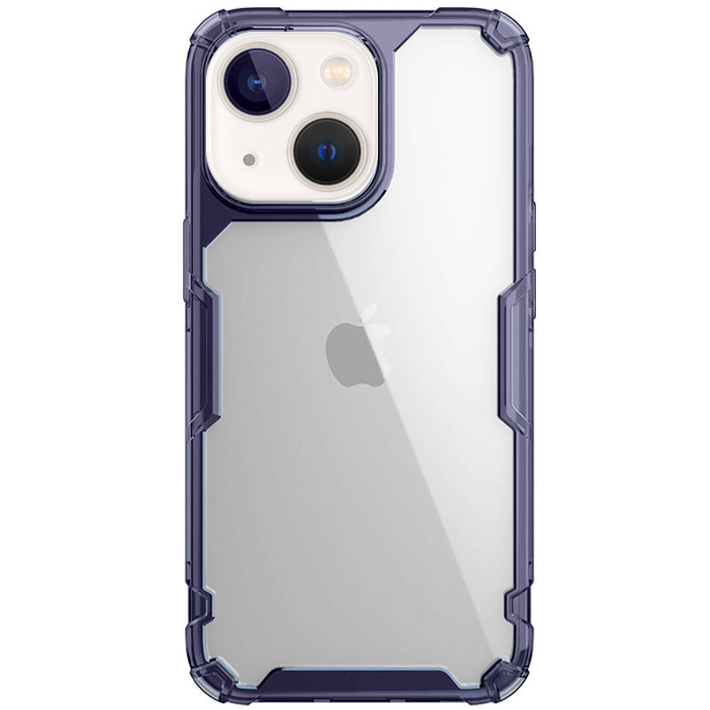 TPU чохол Nillkin Nature Pro Series для Apple iPhone 13 (6.1") (Темно-фіолетовий (прозорий))