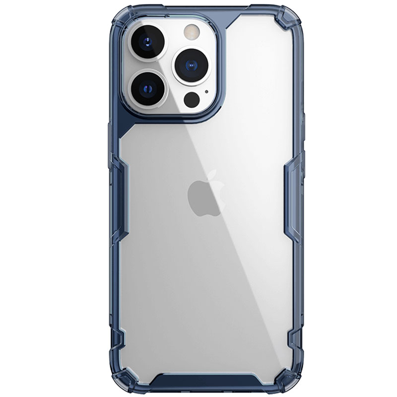 TPU чохол Nillkin Nature Pro Series для Apple iPhone 15 Pro (6.1") (Синій (прозорий))