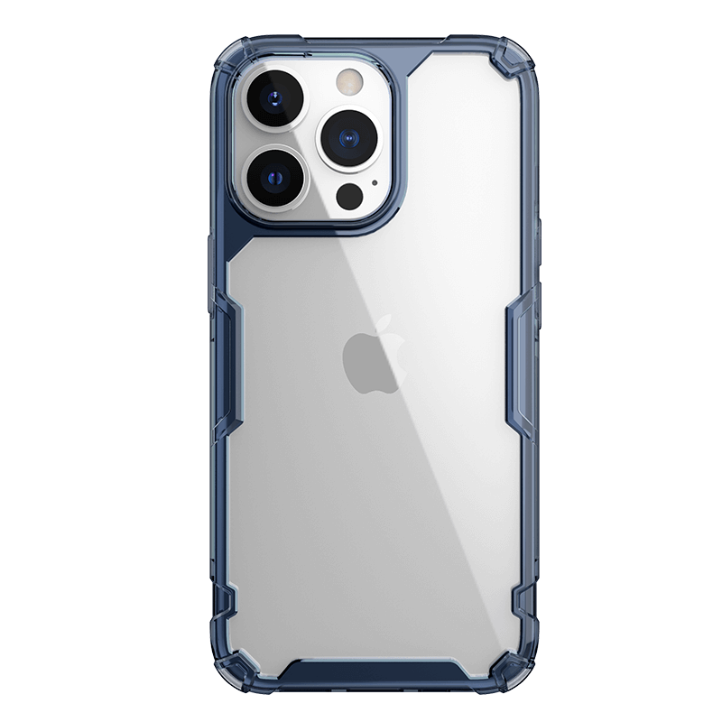 TPU чохол Nillkin Nature Pro Series для Apple iPhone 13 Pro (6.1") (Синій (прозорий))