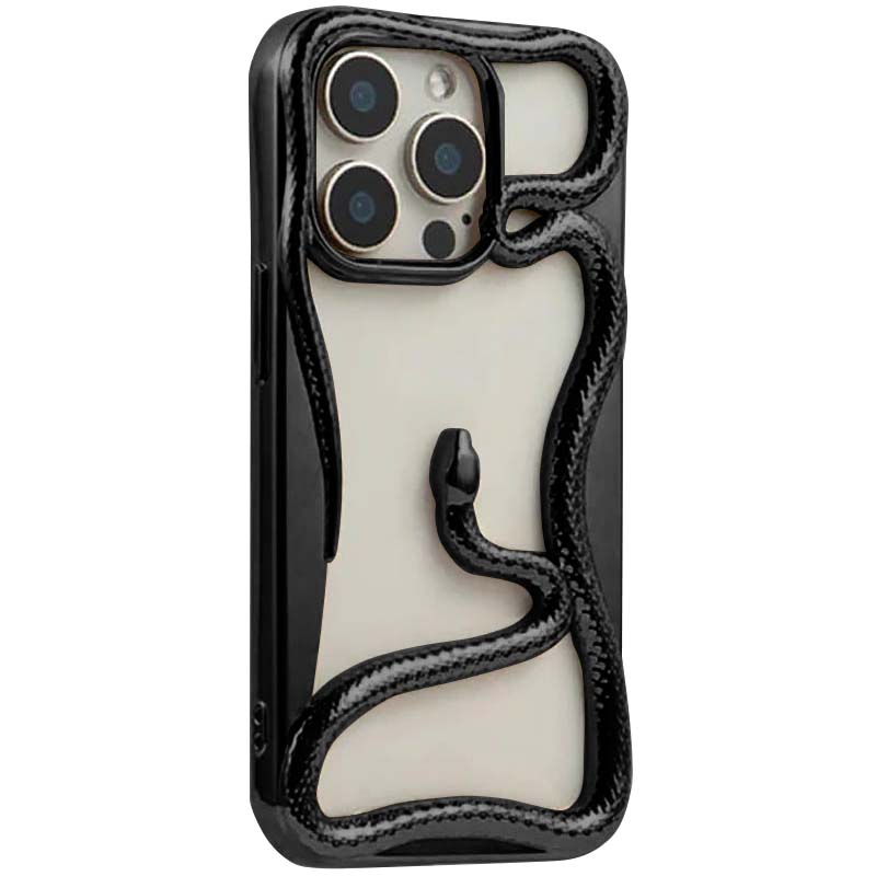 TPU чохол Snake для Apple iPhone 15 Pro (6.1") (Black)