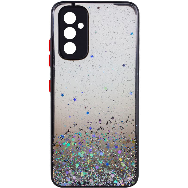 TPU чохол Spangle star з захистом камери для Samsung Galaxy A05s (Чорний)