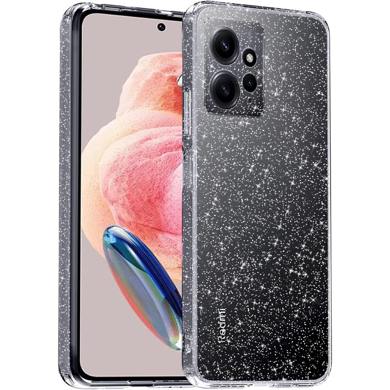 TPU чехол Twinkle с защитой камеры для Xiaomi Redmi Note 12 4G (Clear)