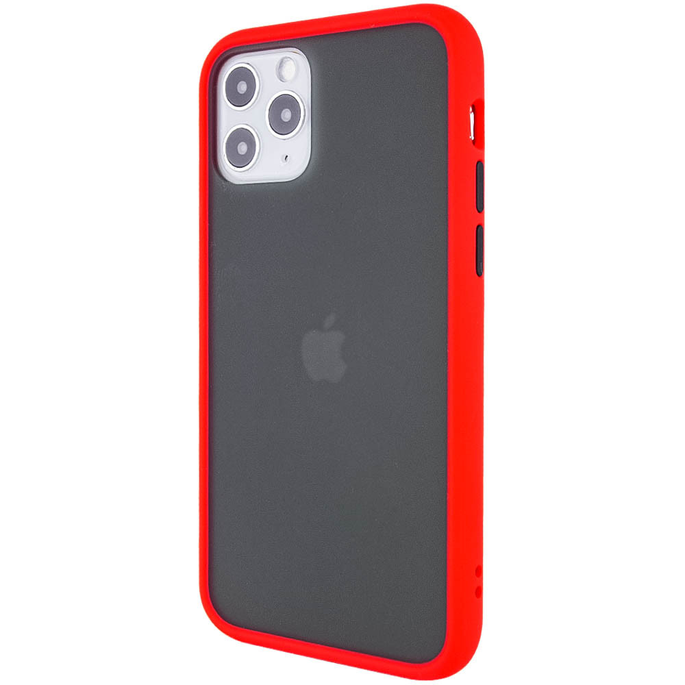 TPU+PC чехол LikGus Maxshield для Apple iPhone 11 Pro Max (6.5") (Красный)