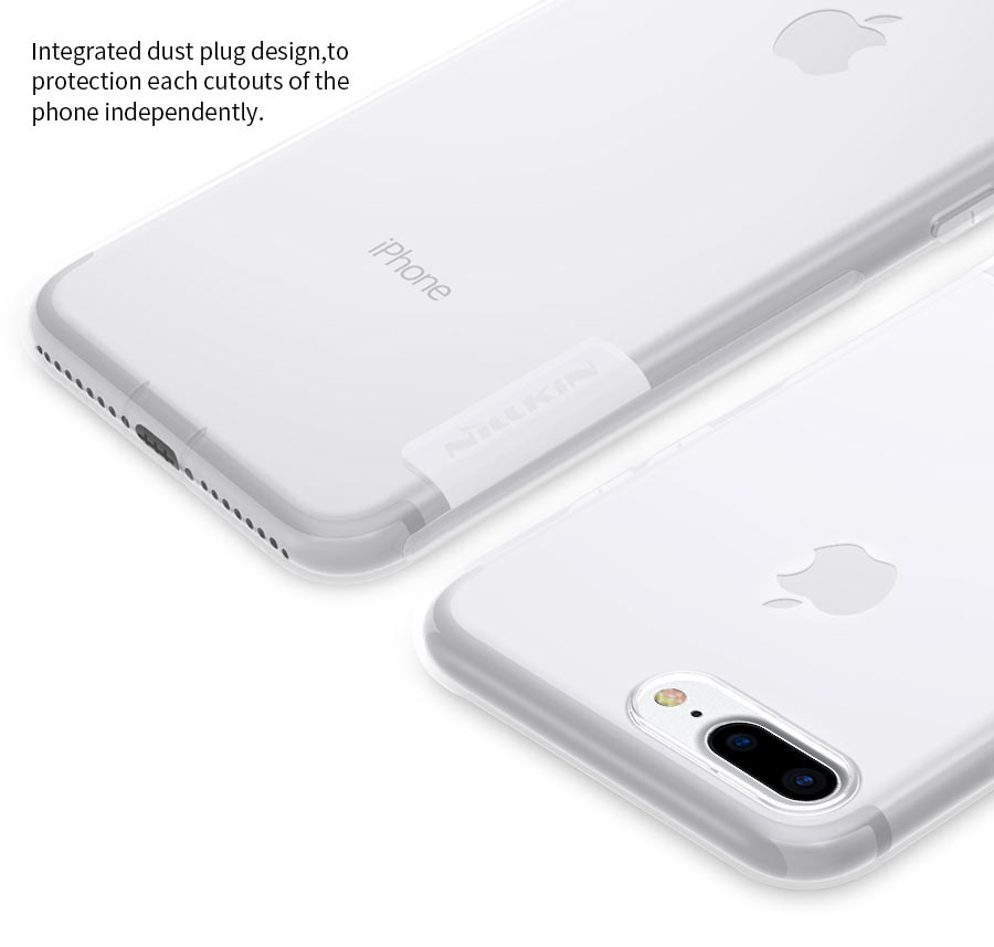 TPU чохол Nillkin Nature Series для Apple iPhone 8 plus (5.5'') (Безбарвний (прозорий))