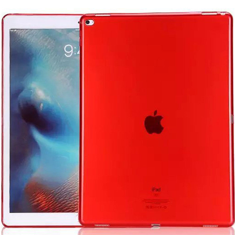 TPU чехол Epic Color Transparent для Apple iPad Air 10.5'' (2019)  / Pro 10.5 (2017) (Красный)