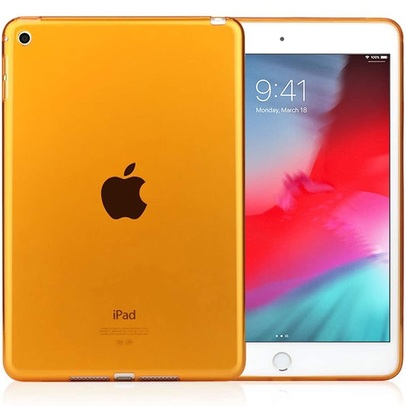 TPU чехол Epic Color Transparent для Apple iPad mini (2019) / mini 4 (2015) (Оранжевый)