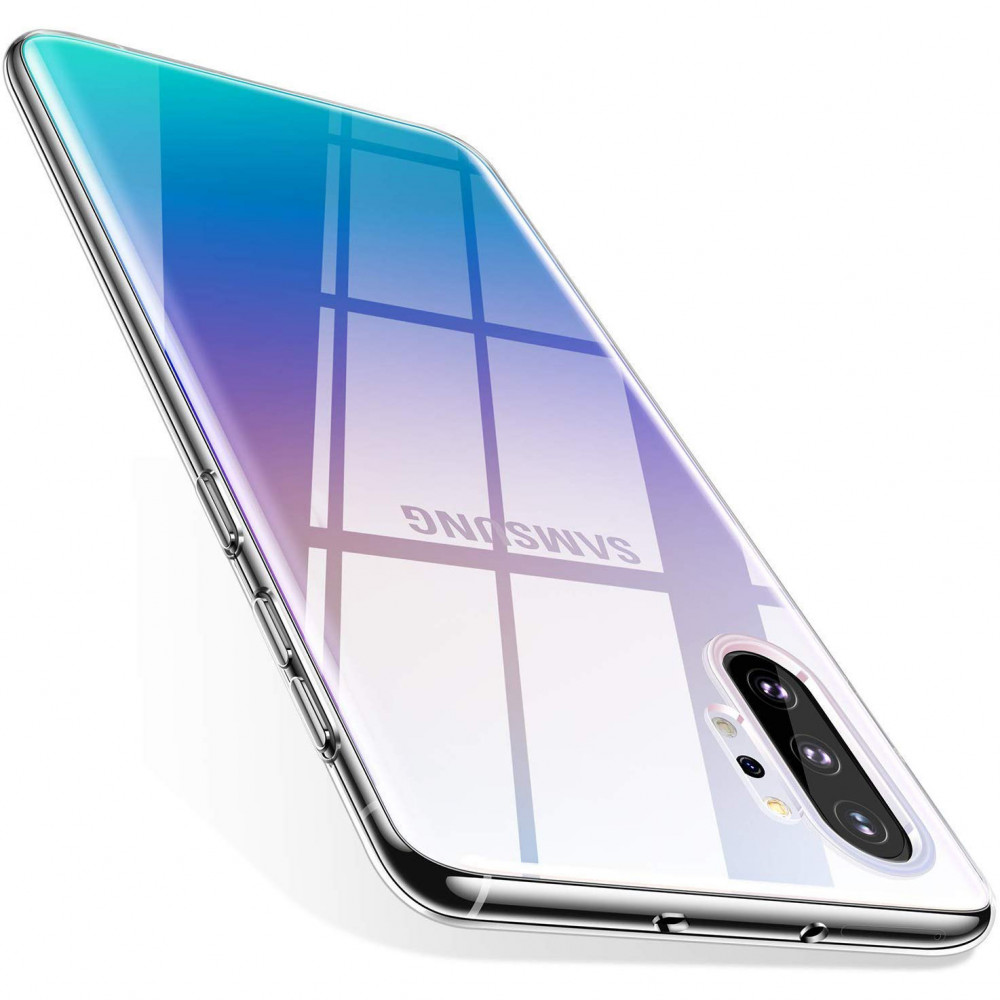 TPU чехол Epic Transparent 1,0mm для Samsung Galaxy Note 10 Plus (Бесцветный (прозрачный))