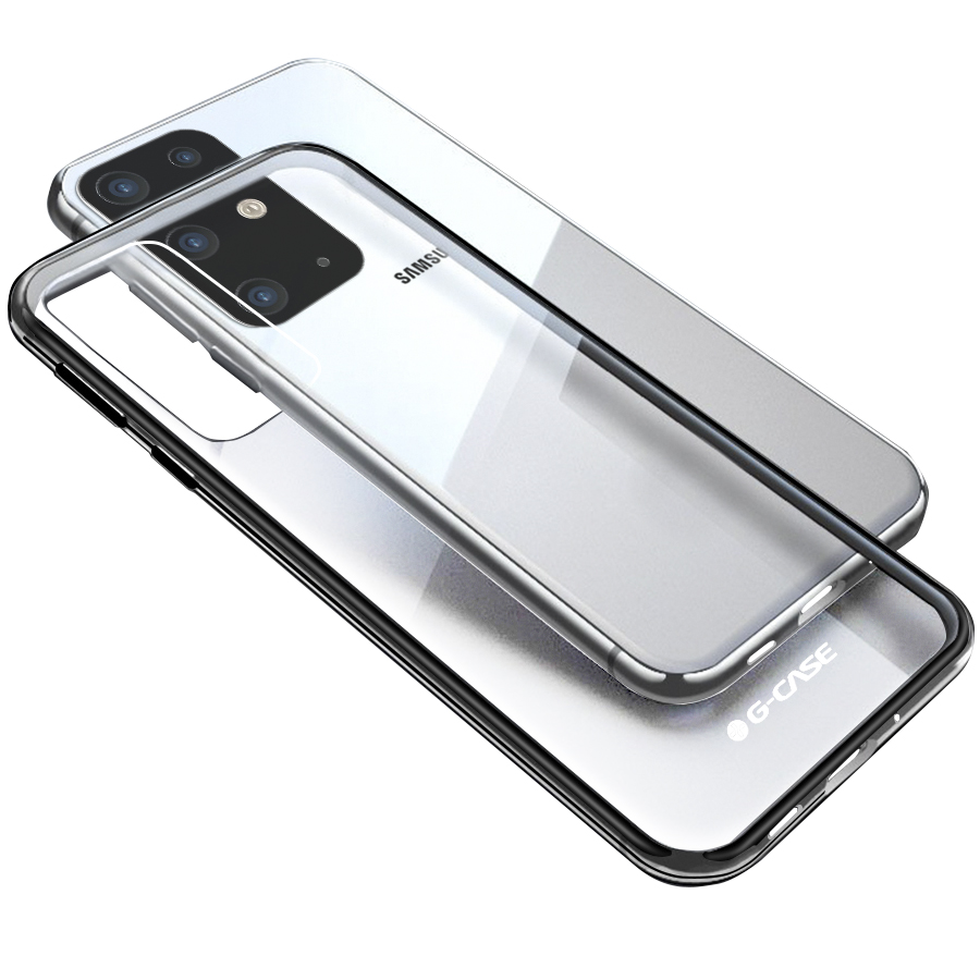 TPU чехол G-Case Shiny Series для Samsung Galaxy S20 Ultra (Черный)