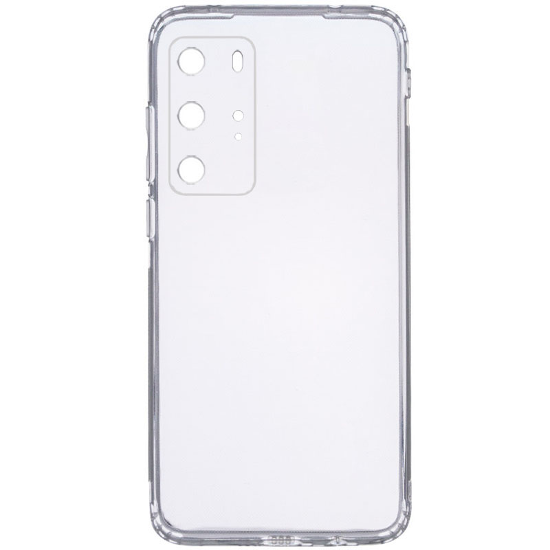 TPU чехол GETMAN Clear 1,0 mm для Huawei P40 Pro (Бесцветный (прозрачный))