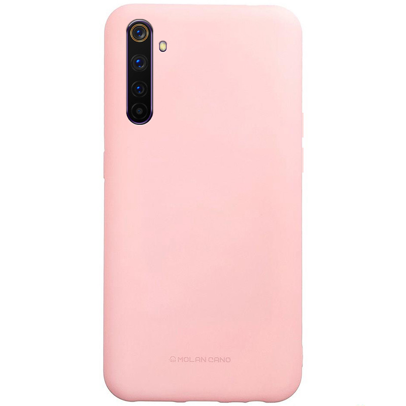 TPU чехол Molan Cano Smooth для Realme 6 Pro (Розовый)