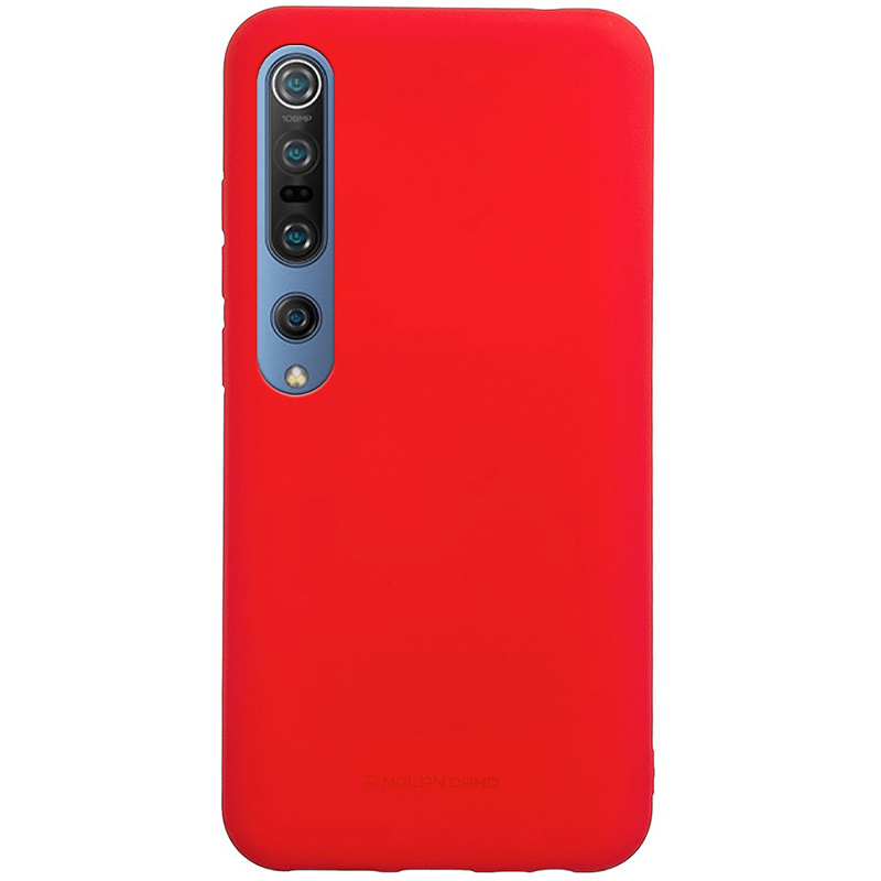 TPU чехол Molan Cano Smooth для Xiaomi Mi 10 / Mi 10 Pro (Красный)