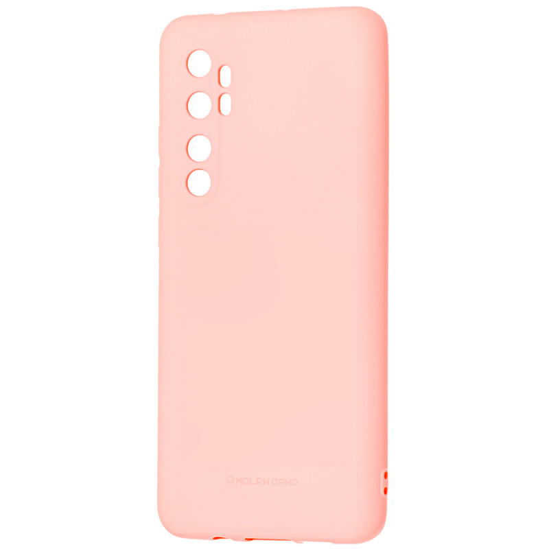 TPU чехол Molan Cano Smooth для Xiaomi Mi Note 10 Lite (Розовый)