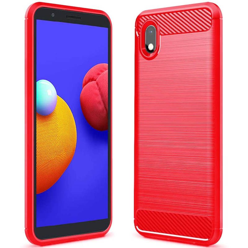TPU чехол Slim Series для Samsung Galaxy A01 Core (Красный)