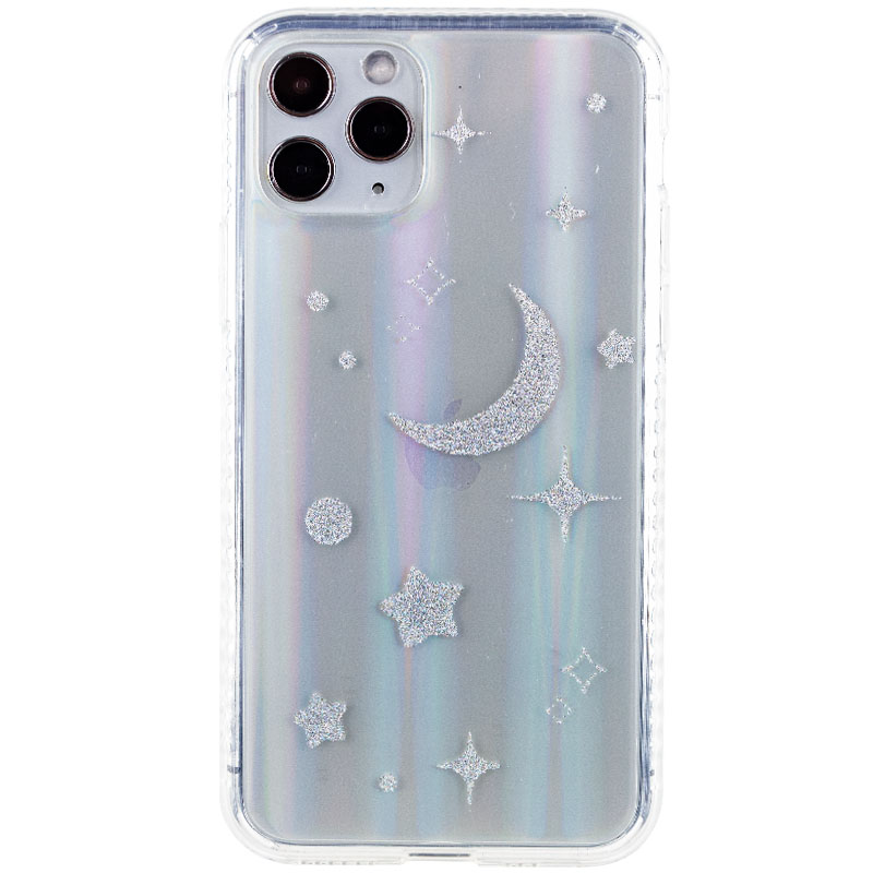 TPU+Glass чехол Aurora Space для Apple iPhone 11 Pro (5.8") (Месяц)