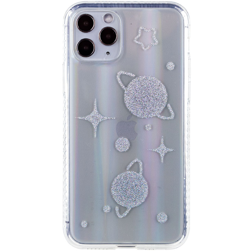 TPU+Glass чохол Aurora Space для Apple iPhone 11 Pro Max (6.5") (Планеты)