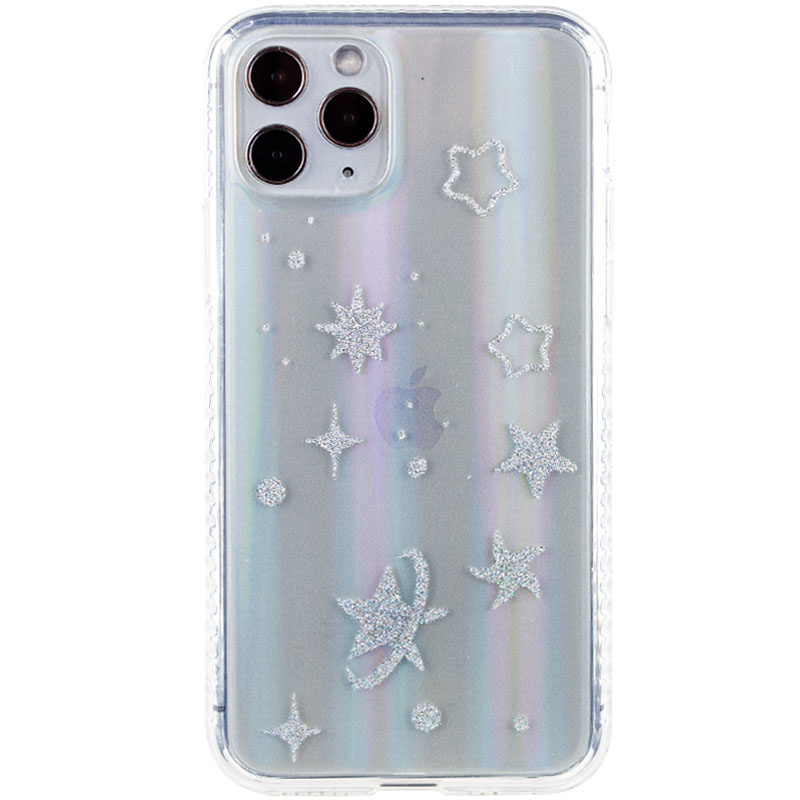 TPU+Glass чохол Aurora Space для Apple iPhone 11 Pro Max (6.5") (Звезды)
