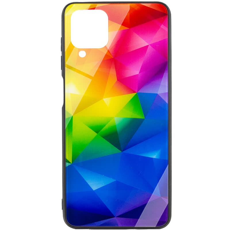 TPU+Glass чехол Diversity для Samsung Galaxy A12 Nacho (Rainbow)