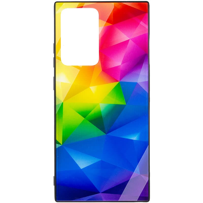 TPU+Glass чехол Diversity для Samsung Galaxy Note 20 Ultra (Rainbow)