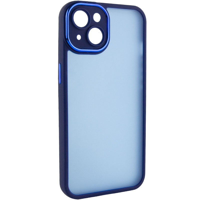 TPU+PC чехол Accent для Apple iPhone 13 (6.1") (Blue)