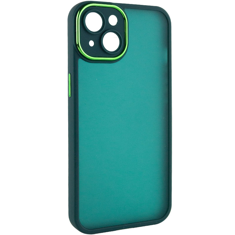 TPU+PC чехол Accent для Apple iPhone 13 (6.1") (Green)