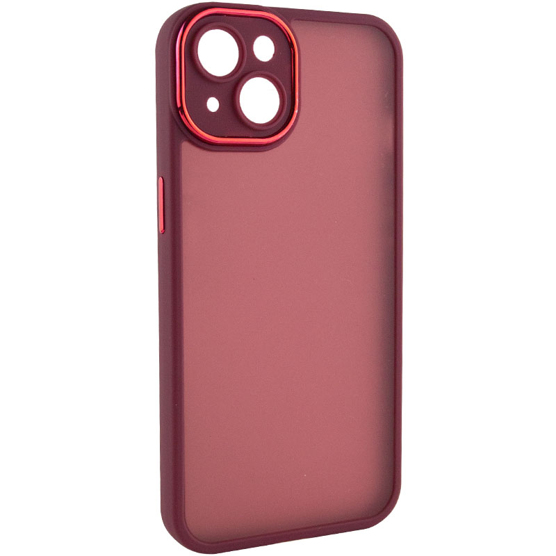 TPU+PC чохол Accent для Apple iPhone 14 (6.1") (Magenta)