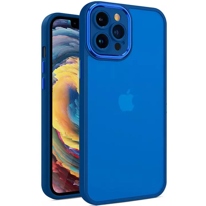 TPU+PC чохол Accent для Apple iPhone 14 Pro Max (6.7") (Blue)