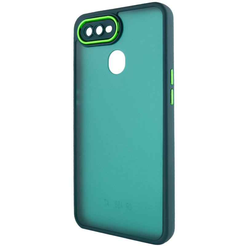 TPU+PC чехол Accent для Oppo A5s / Oppo A12 (Green)