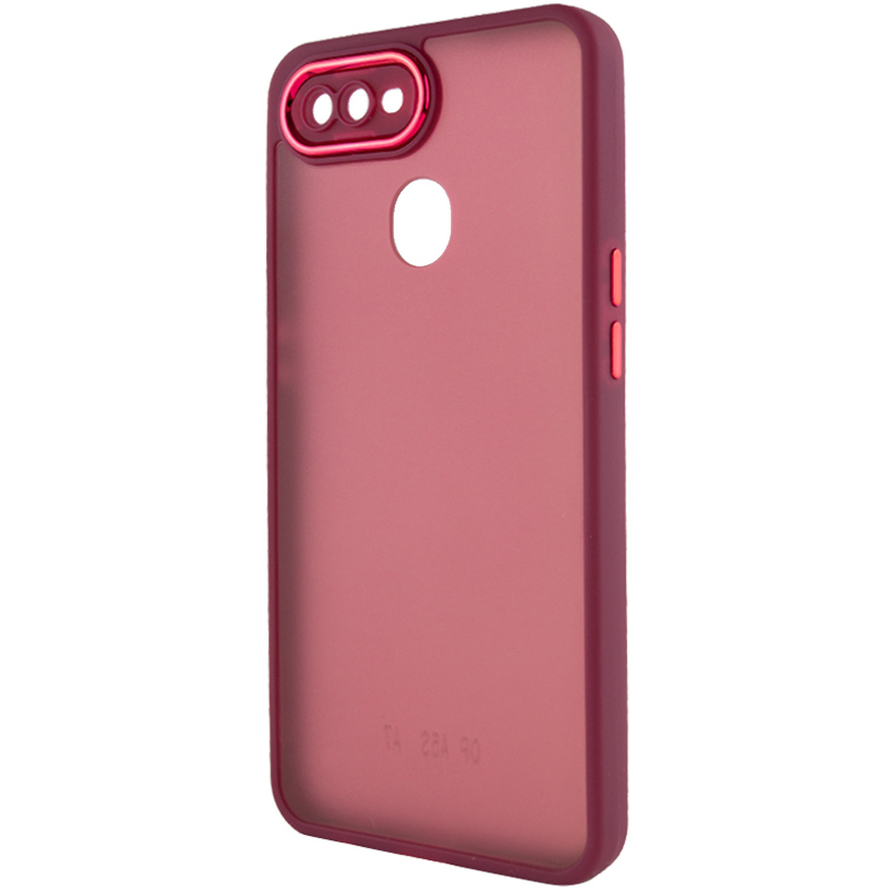 TPU+PC чехол Accent для Oppo A5s / Oppo A12 (Magenta)