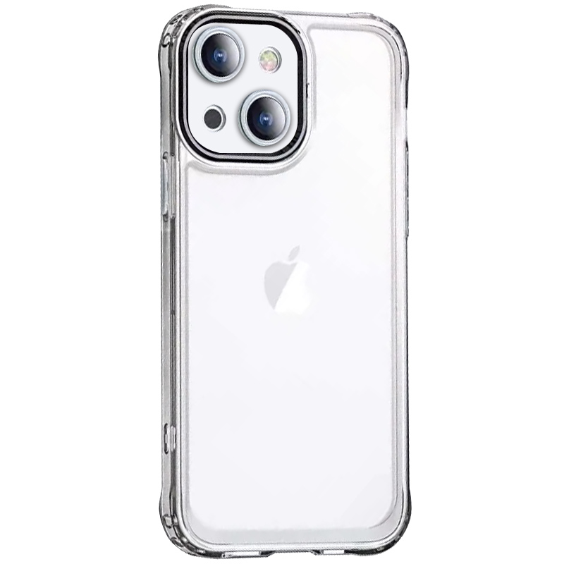 TPU+PC чехол ColorCam для Apple iPhone 14 (6.1") (Прозрачный / Черный)