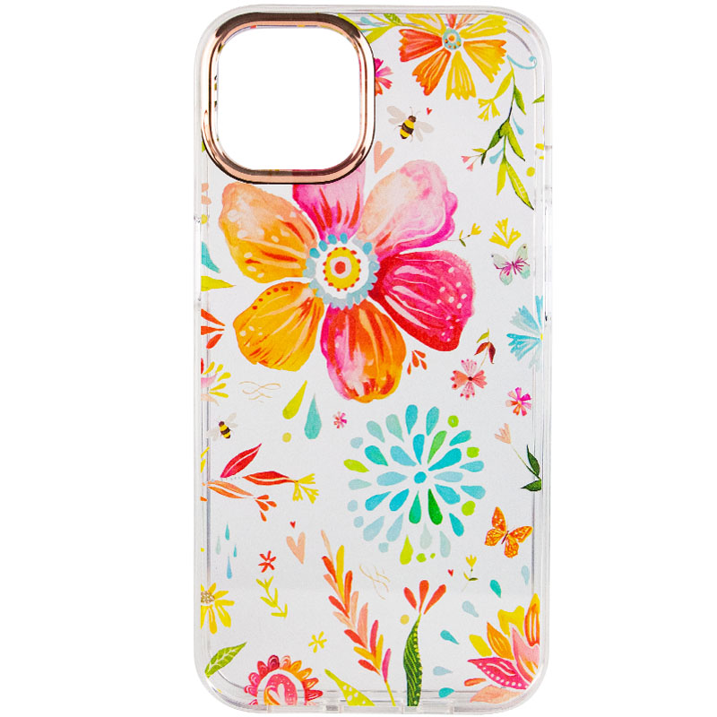 TPU+PC чехол Flowers для Apple iPhone 11 Pro (5.8") (Summer bloom)