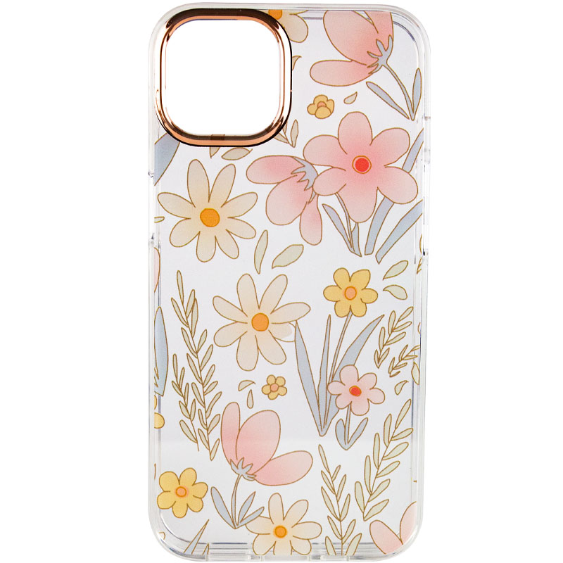 TPU+PC чехол Flowers для Apple iPhone 12 Pro / 12 (6.1") (Simple bloom)