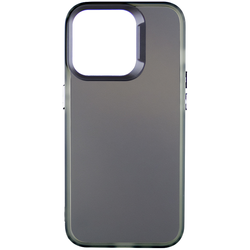 TPU+PC чехол Magic glow with protective edge для Apple iPhone 13 Pro (6.1") (Black)