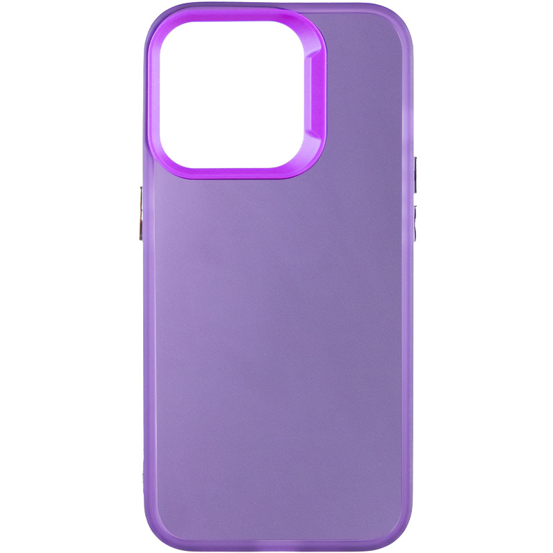 TPU+PC чохол Magic glow with protective edge для Apple iPhone 13 Pro (6.1") (Purple)